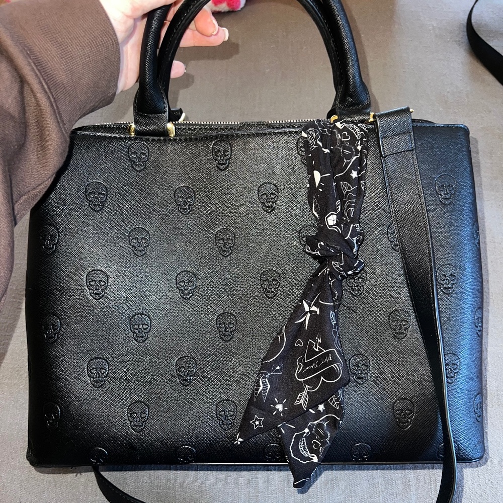 Betsey Johnson Skull Tote